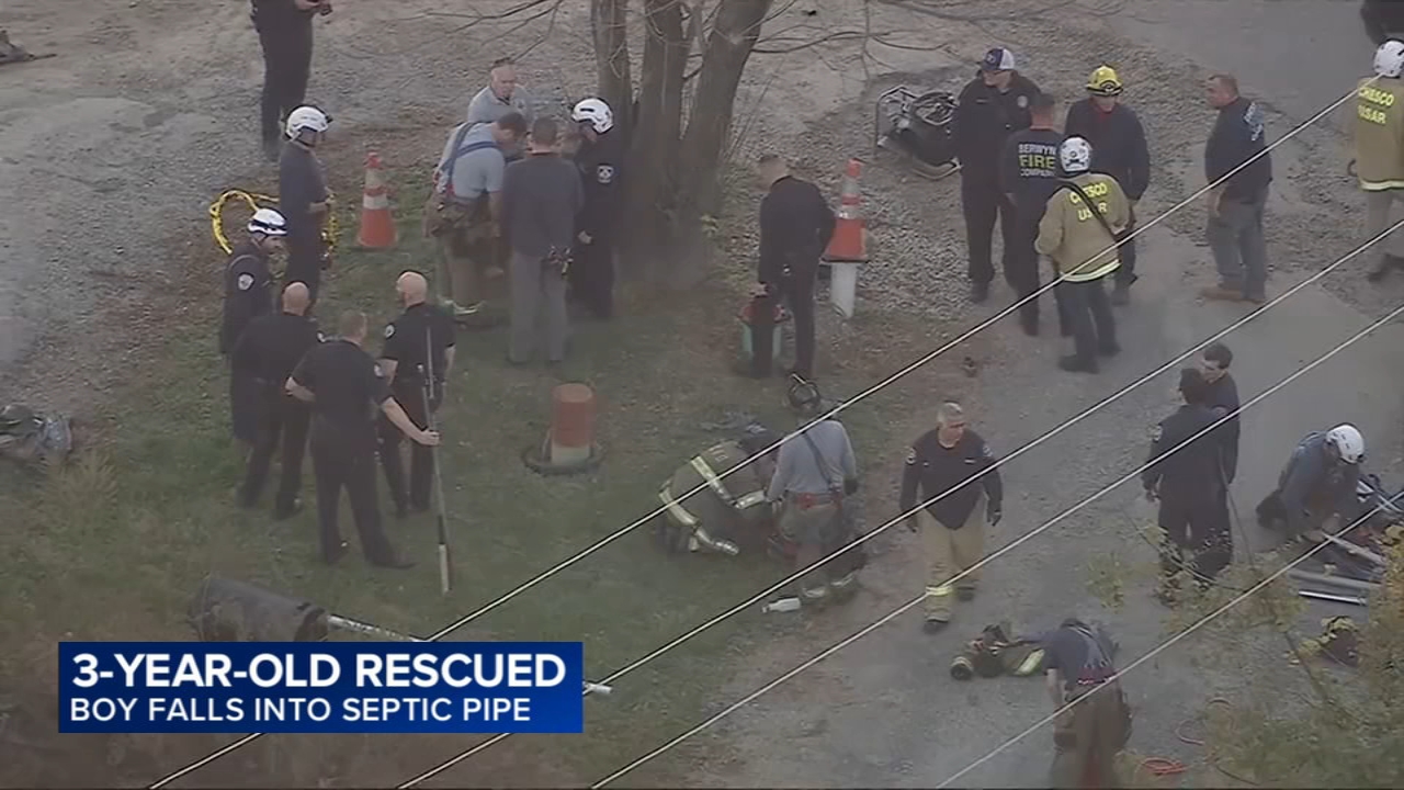 Young boy rescued after falling into septic pipe in West Goshen Township, Pennsylvania
— Syosset Business news